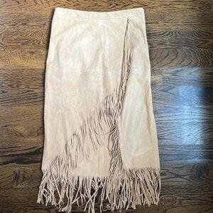 Altuzarra Leather Suede Skirt Size 42/ US 12 NWT